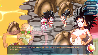 Kame Paradise Multiversex 3 - Looking for the camera to photograph the busty Bulma