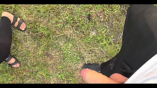 Curvy Girl Fucked in Locker Room Shower and Outside