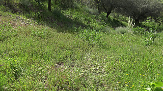 American cuckold wife visits a nudist colony in Italy