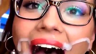 Busty JenKowski bukkake cumslut