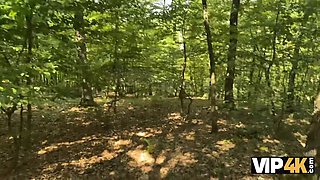 Vip4k. George Uhl fucked hard a teenager unfaithful wifey in the bushes