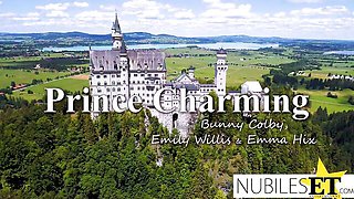Prince Charming Satisfies Emma Hix, Bunny Colby and Emily Willis