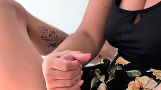 Hotwife storytime handjob