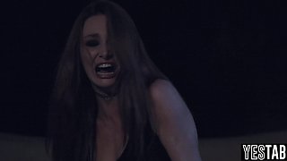 Redhead screwed in a paranormal foursome