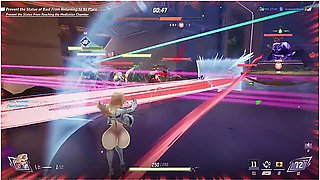 Marvel Rivals - Clock And Dagger Basic Costume Huge Ass And Boobs Thicc Nude Mod