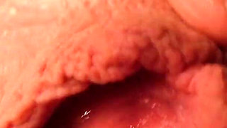 Playing with My Big Labia Pussy Lips