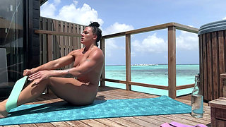 Island Girl Nude Outdoor Workout & Yoga!