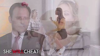 She will cheat - Adira Allure gets nailed by Aidra Fox like crazy making her wiggle and squirt
