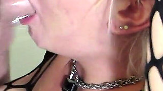 Restrained Throat Fuck and Cum on Face.