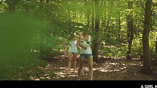 Bride Has Lesbian Sex With Her Girl - Florane Russell and Angel Piaff Outdoor Erotic sex for A Girl Knows