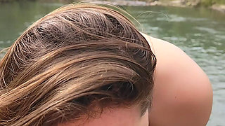 Royal Couple - Perfect Blowjob In Mio Nature I Couldn't Hold Back And Filled Her Mouth