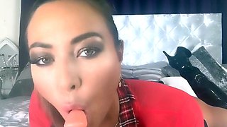 Redhead Webcam Babe Screaming Anal Masturbation
