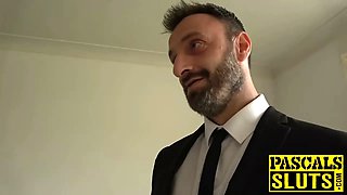 Plump submissive british female has a aggressive fuck sesh