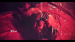 Ms Red X Loves to Be Glazed Strip Tease