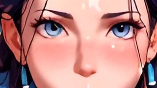 Anime Ai: the Cleaning Girl Sees My Cock and Can't Resist It.