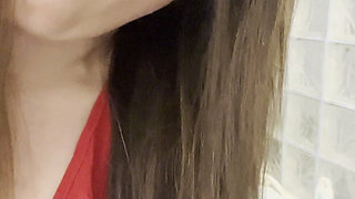 Solo in the Bathroom I Play with My Toy