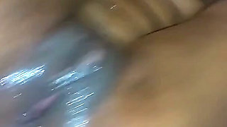Ebony Gypsyish Pops Big Black Cock Out Her Pussy!