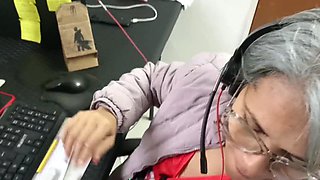 Do you like it when I fellate your man meat while I work?