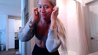 EuropeMaturE Blonde Chubby Lexie Solo Masturbation