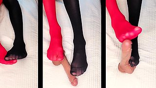 Mix of Foot Fetish clips from Amateur Trampling