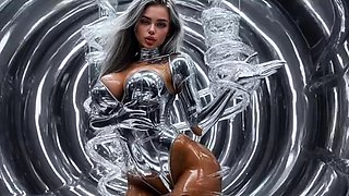 Voluptuous 3D beauty flaunting her amazingly perfect body