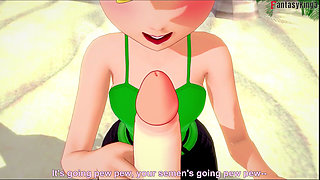 Tinkerbell POV Deepthroat and Sex on the Beach
