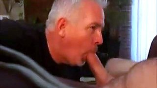 Daddy's Big Cock Swallowed by Horny Amateur