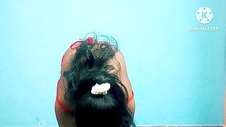 Hot Yoga Teacher Teaches Exercise in a Horny Way with Bouncing Tits