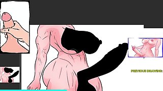 Trans Futa Anime Lady with Supah Big Swell Wood - Standing Position Close Up Chest Look Holding Enormous Salami - ten Minute Lady Voice Jerk Off Instructions