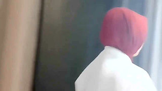 Hijab Nude in Swimming Pool