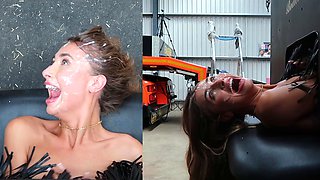 Lily Phillips Glory Hole Gang Bang In FakeTruck Onlyfans