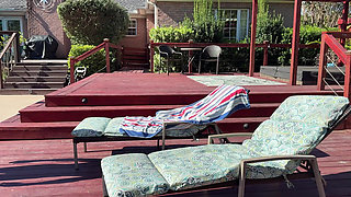 Tatiana and Ian Have Great Sex by the Pool