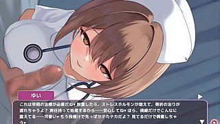Hentai Game - Naughty Nurse Gets Her Tits Out for a Paizuri - Sakusei Shinsatsu