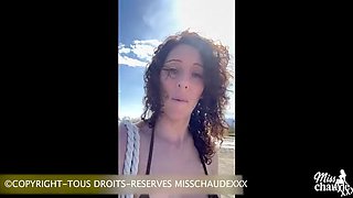 Misschaudexxx Big Tits French Amateur Fucking on Nude Beach HD