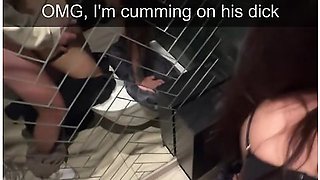 19 Year Old College Girl Caught Fucking In A Public Bathroom - Snap Compilation With Snap Chat