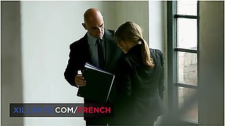 The Naughty Secretary With Glasses