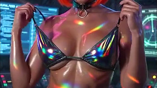 Zoa - Cyberpunk AI Girl Sensual Dance