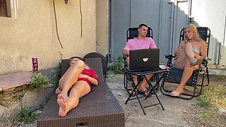 Cuckold Fantasy: Girlfriend Watches Her BF Fuck Her Sister