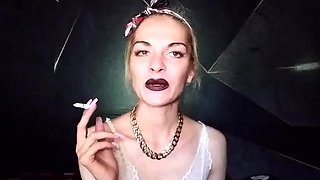 Mistress Marlena - Strong Smoking Cigarette