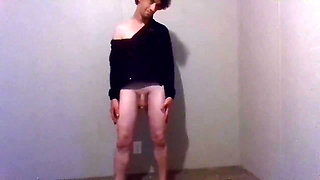 Trying Clothes Playing, Dressing and Undressing - Dark Zip-up Jacket Pt 13