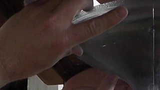 Tatjana Peeing in the Slave's Mouth and Instructing the Subgirl to Do the Same
