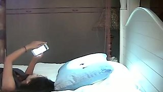 Amateur Asian College Teen Gives Blowjob