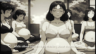 SFW Pregnant woman Cartoon Hentai Animation