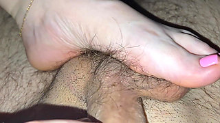 Feet and Cock up Close and Personal