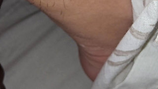 Step mom pulled step son big balls making him hard as fuck