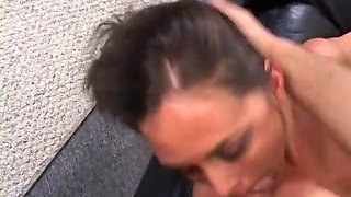 Big ass milf gets her cunt slammed good by a big dick on the couch