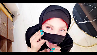 Hijab Sex with Suck Dick Come in Face