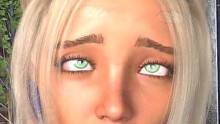 According to Sofia: Horny Guy Stretches His Best Friend's Girlfriend Asshole in the Pool He Is Trying to Loose the Hole a Bit