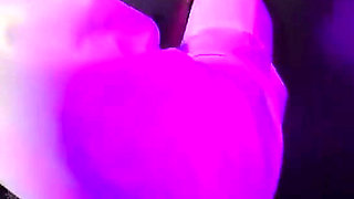 Brunette with Big Ass Gets Two Dicks in Glory Hole