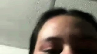 Sexxxxy Asian Girl Plays inside bathroom